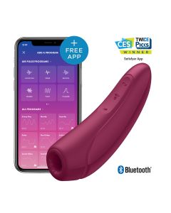 Satisfyer App Enabled Curvy 1+ Rose Red 