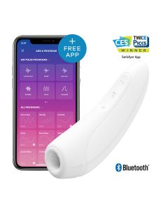 Satisfyer App Enabled Curvy 1+ White