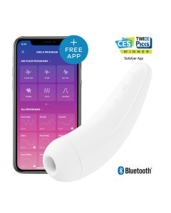 Satisfyer App Enabled Curvy 2+ White