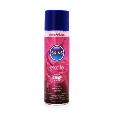 Skins Excite Tingling Water Based Lubricant 4.4 fl oz (130ml)